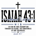 HIS Isaiah 43:1