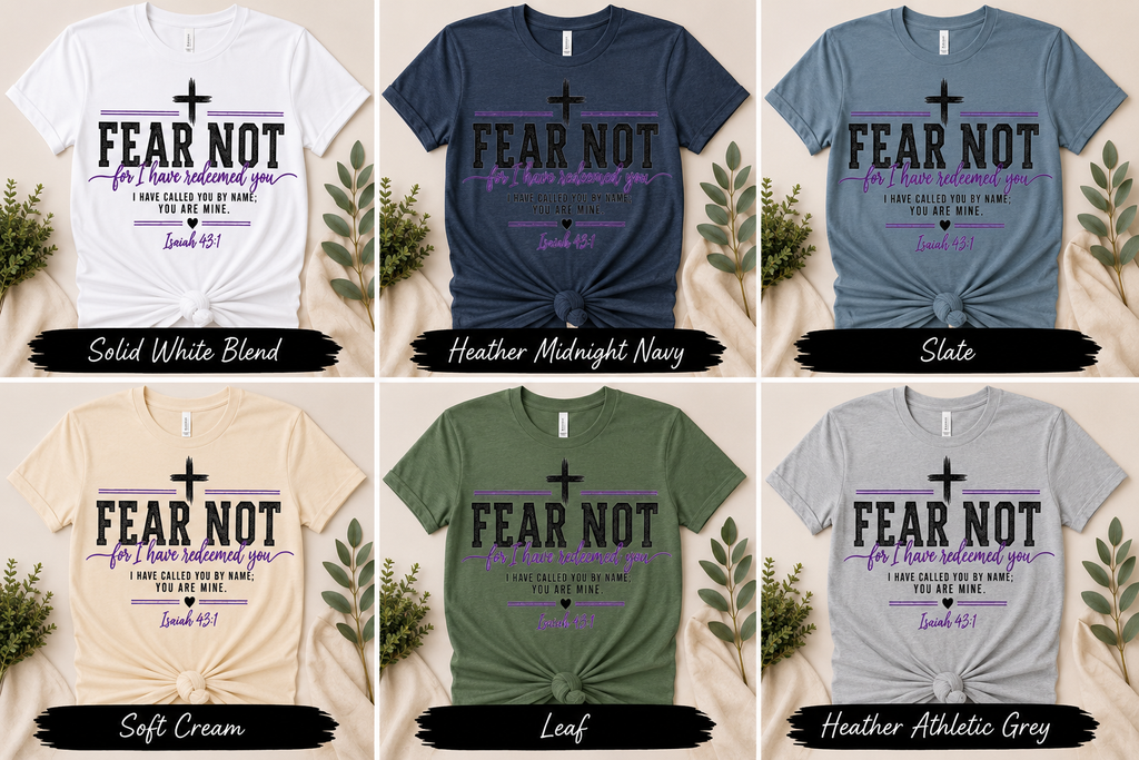 FEAR NOT Isaiah 43:1