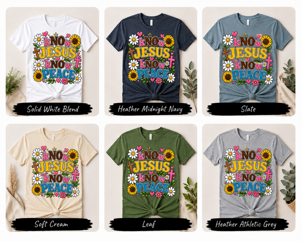 Know Jesus Know Peace Tee