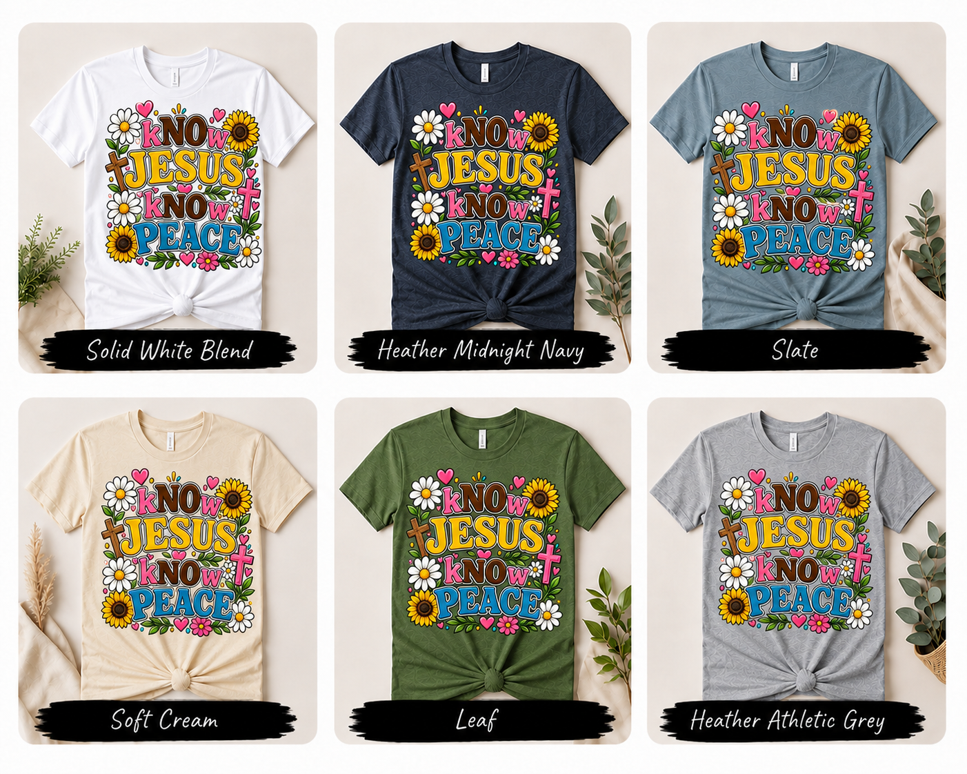 Know Jesus Know Peace Tee