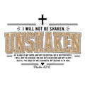 Unshaken Psalm 62:6